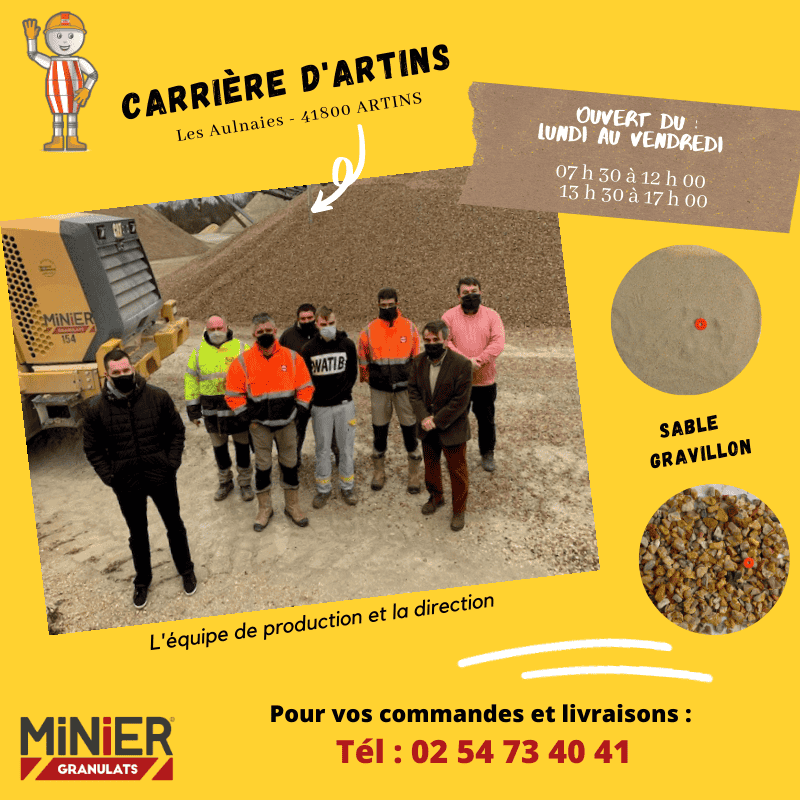 Carrière-ARTINS-minier fermeture-conges-noel-minier