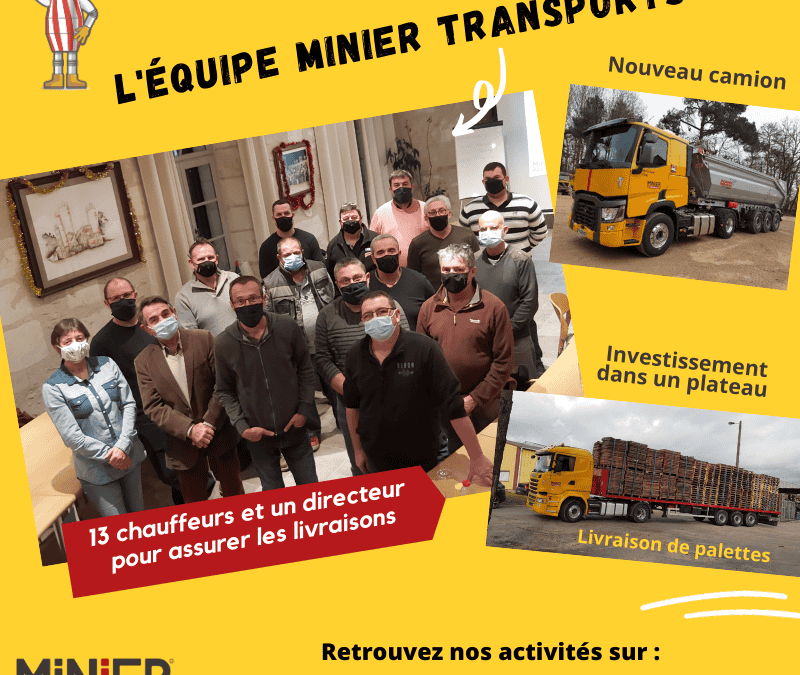 Nouveauté chez MINIER TRANSPORTS