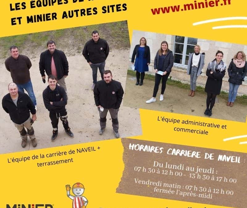 MINIER AUTRES SITES : terrassement et administratif