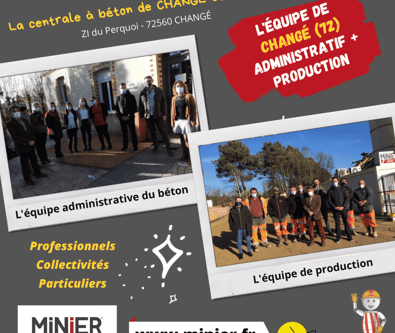 Quoi de neuf chez MINIER BÉTON à Changé (72) ?