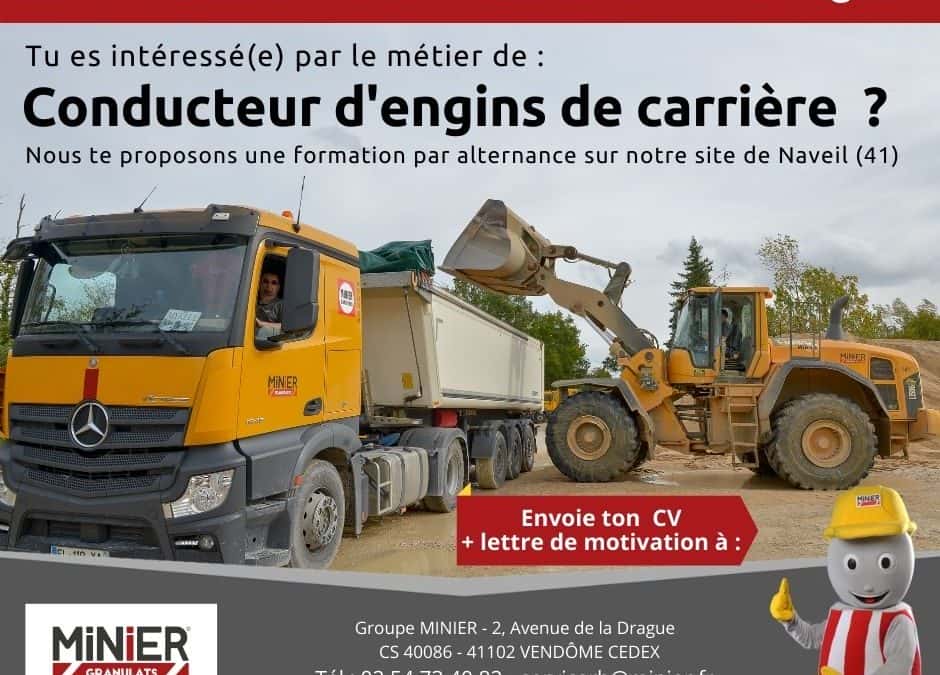 Le métier de conducteur d’engins t’intéresse ?