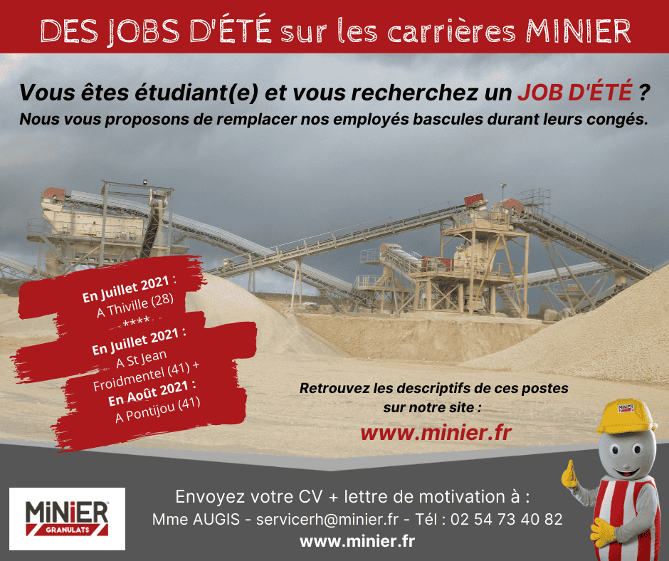 NOUVEAUX HORAIRES - Négoce Nouveaux horaires MINIER NEGOCE