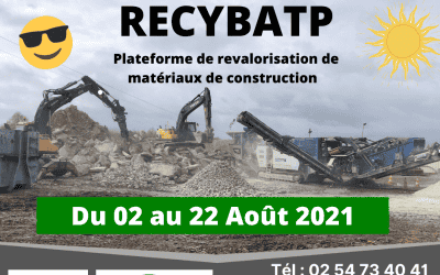 RECYBATP : en congé du 02 au 22 Août 2021