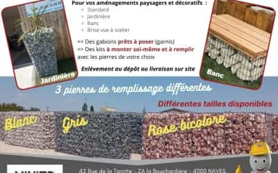 Nouveaux produits chez Minier Négoce : LES GABIONS