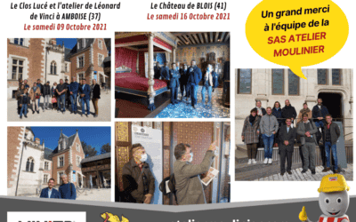 Visites guidées de châteaux par l’équipe de la SAS ATELIER MOULINIER