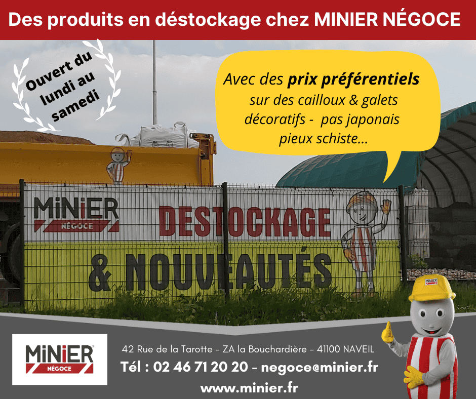 Nouveaux horaires MINIER NEGOCE